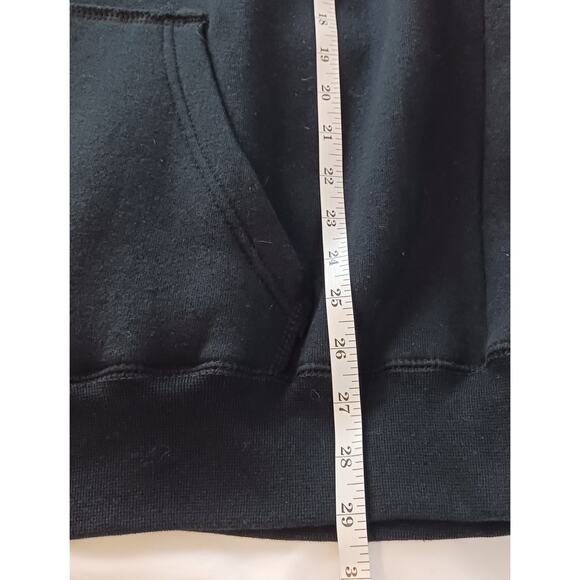 J. America Full Zip Hoodie Black U.S. Navy Retired Veteran Flag Embroidered NWT - Picture 4 of 6